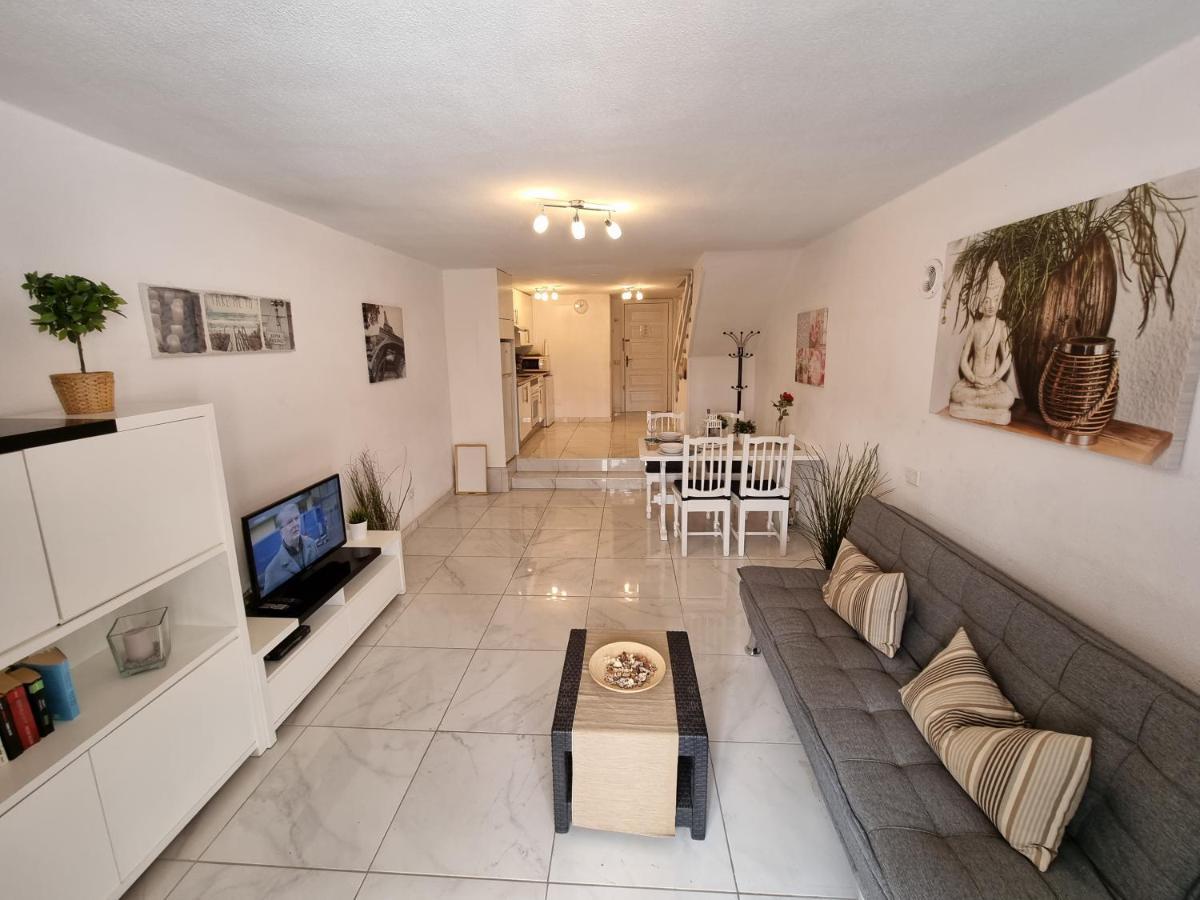 Duplex Apartment Vistamar, Sea-View, Heated Pool In Parque Santiago 2, Wifi Playa de las Americas  Exterior foto