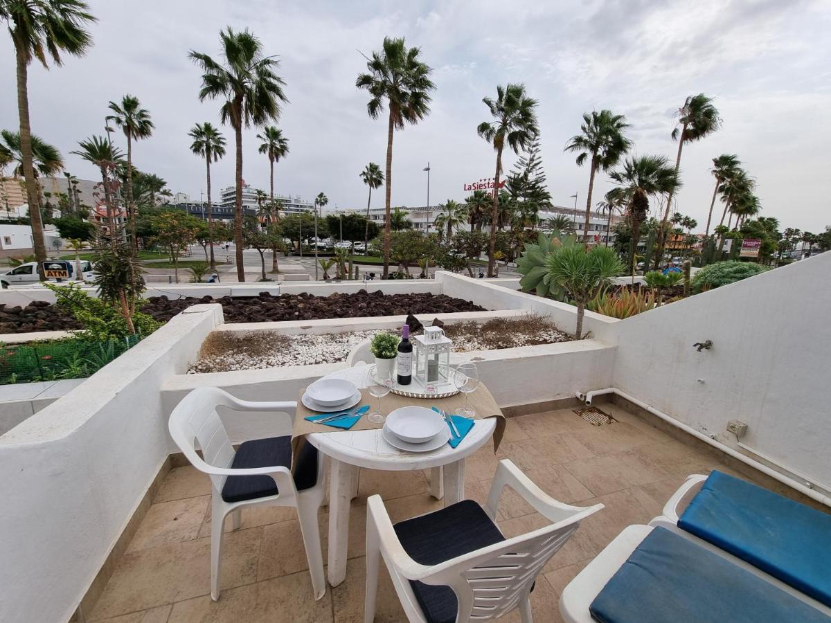 Duplex Apartment Vistamar, Sea-View, Heated Pool In Parque Santiago 2, Wifi Playa de las Americas  Exterior foto