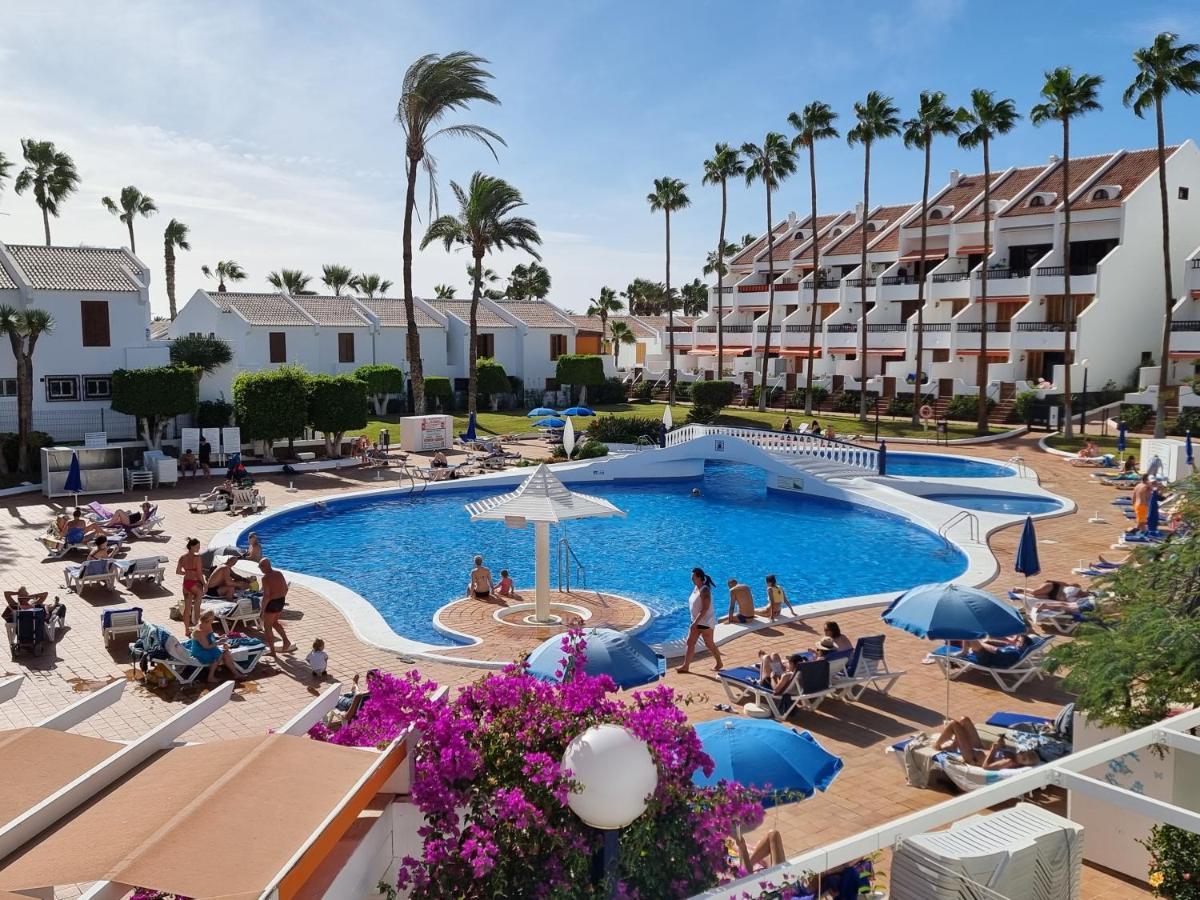 Duplex Apartment Vistamar, Sea-View, Heated Pool In Parque Santiago 2, Wifi Playa de las Americas  Exterior foto